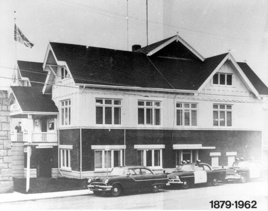 The Delta Police Department and jail occupied part of the Delta Municipal Hall until 1962 - 1955