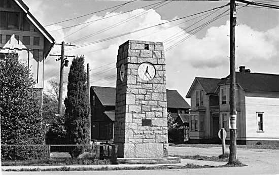 Ladner Clock Tower on dedication day - 1932